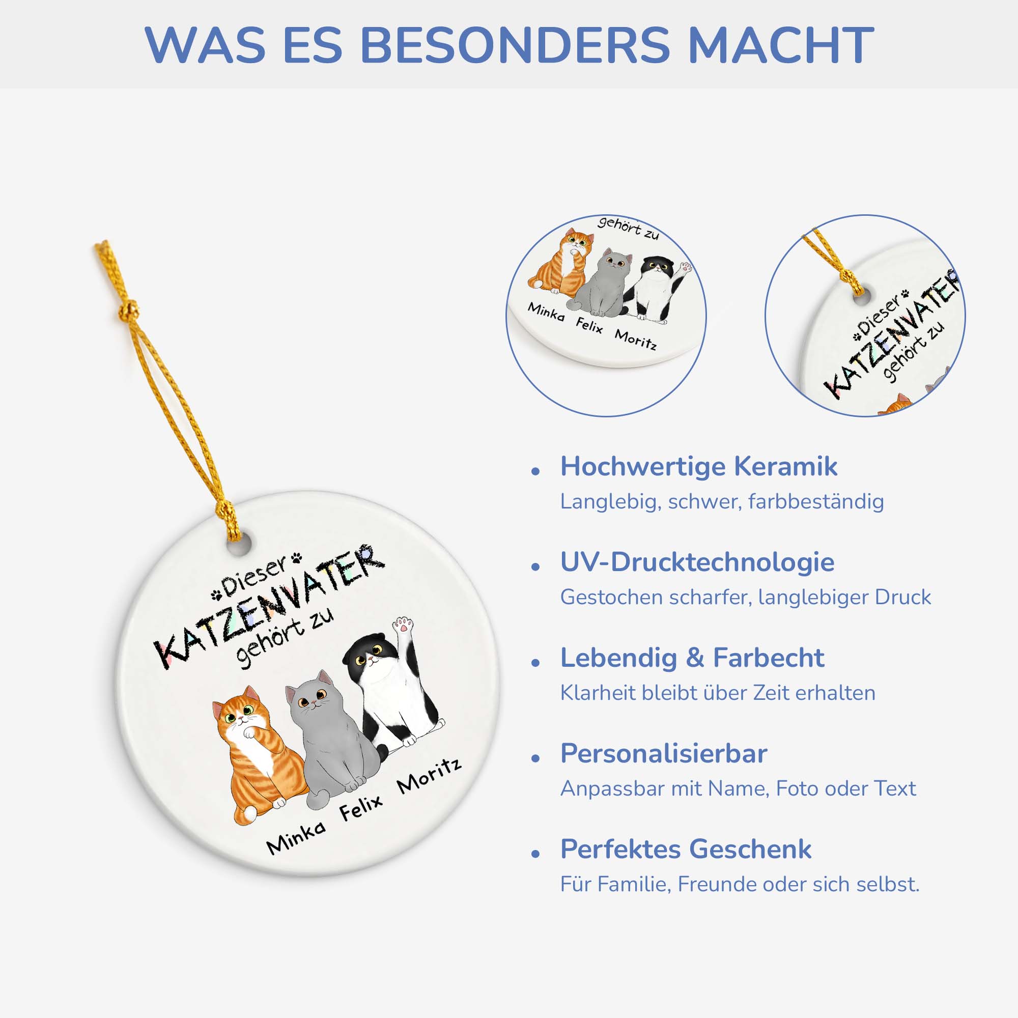 0938OGE4 dieser katzenpapa gehort zu personalisierte keramik ornamente_ katzen lustig 0938O8T8D_c79d0a2f de5b 4fd1 956f fdd440948b1a