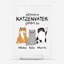 0938RGE1 dieser katzenpapa gehort zu personalisierte acryl plakette katzen 0938R8T8D
