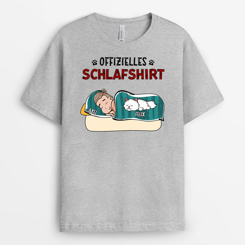 0954AGE2 Personalisierte Geschenke T Shirt Katzen Katzenmama Katzenbesitzer