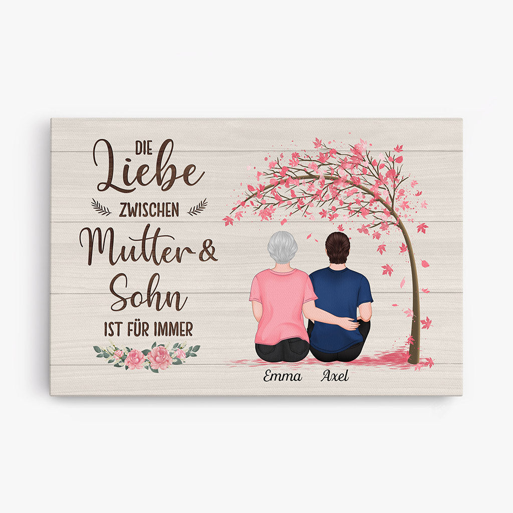 Liebe Ohne Grenzen Süße - Personalisierte Geschenke | Leinwand für Mama/Oma