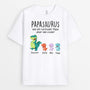 0967AGE1 Personalisierte Geschenke T Shirt Kinder Enkelkinder Saurus Dinosaurier Papa Opa_6922c71a 5d55 4429 be4a 9c2fcb59e9a9