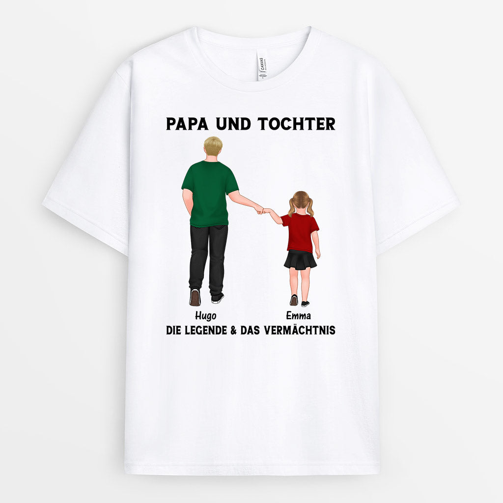 Die Legende Papa - Personalisierte Geschenke | T-Shirt für Papa/Opa