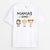 Mamas Gang Kinder Niedlich - Personalisierte Geschenke | T-Shirt für Mama/Oma