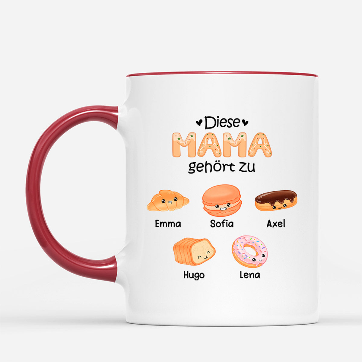 0992MGE2 Personalisierte Geschenke T Shirt Kinder Enkelkinder Mama Oma