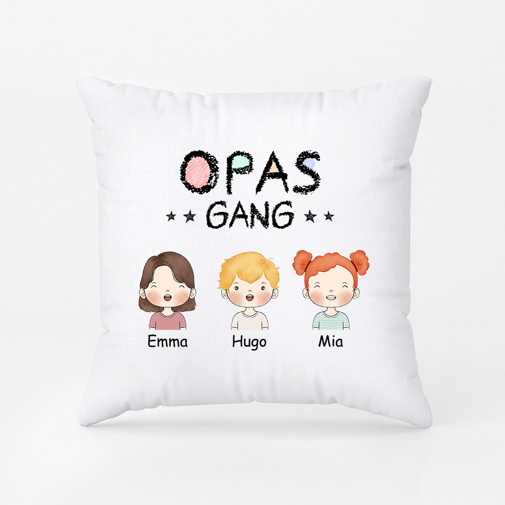 1017PGE2 Personalisierte Geschenke Kissen Kinder Papa Opa