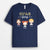 Papas Gang Süße Kinder - Personalisierte Geschenke | T-Shirt für Papa/Opa