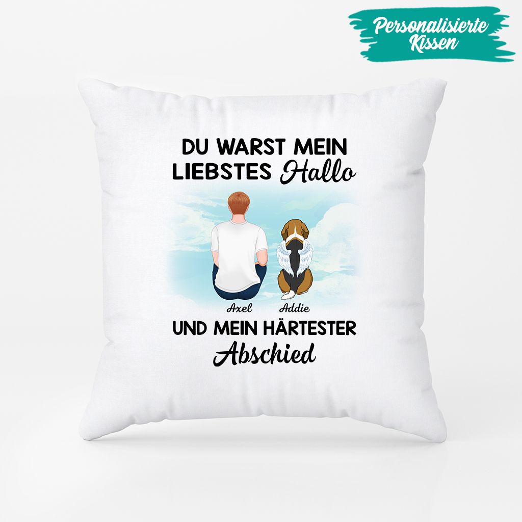 1028PGE2 Personalisierte Geschenke Kissen Hunde Hundeliebhaber Hundebesitzer