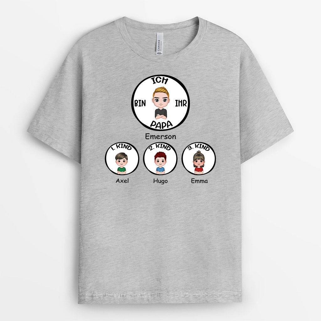 Ich Bin Ihr Vater - Personalisierte Geschenke | T-Shirt für Papa/Opa