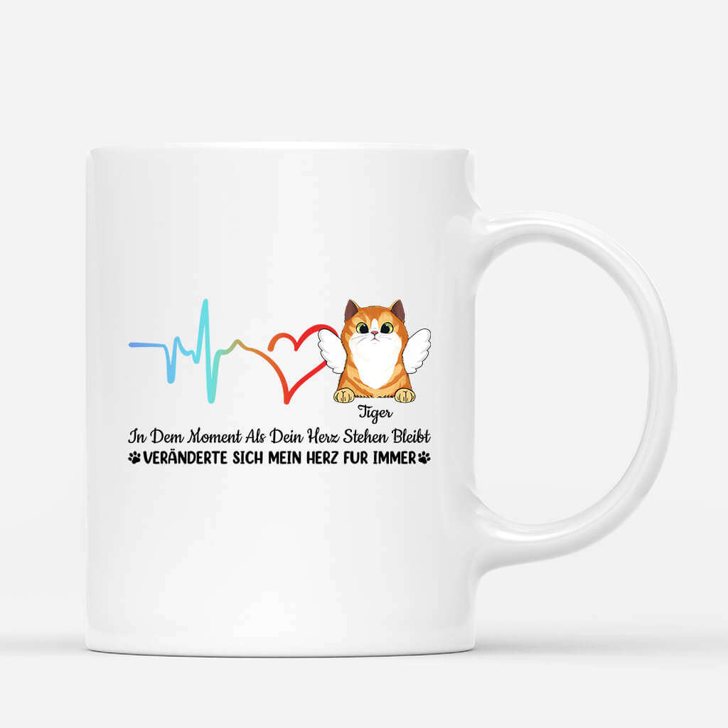 Veränderte Sich Mein Herz Fur Immer Katzen - Personalisierte Geschenke | Tasse für Katzenliebhaber