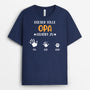 1043AGE2 Personalisierte Geschenke T Shirt Kinder Enkelkinder Hande Papa Opa