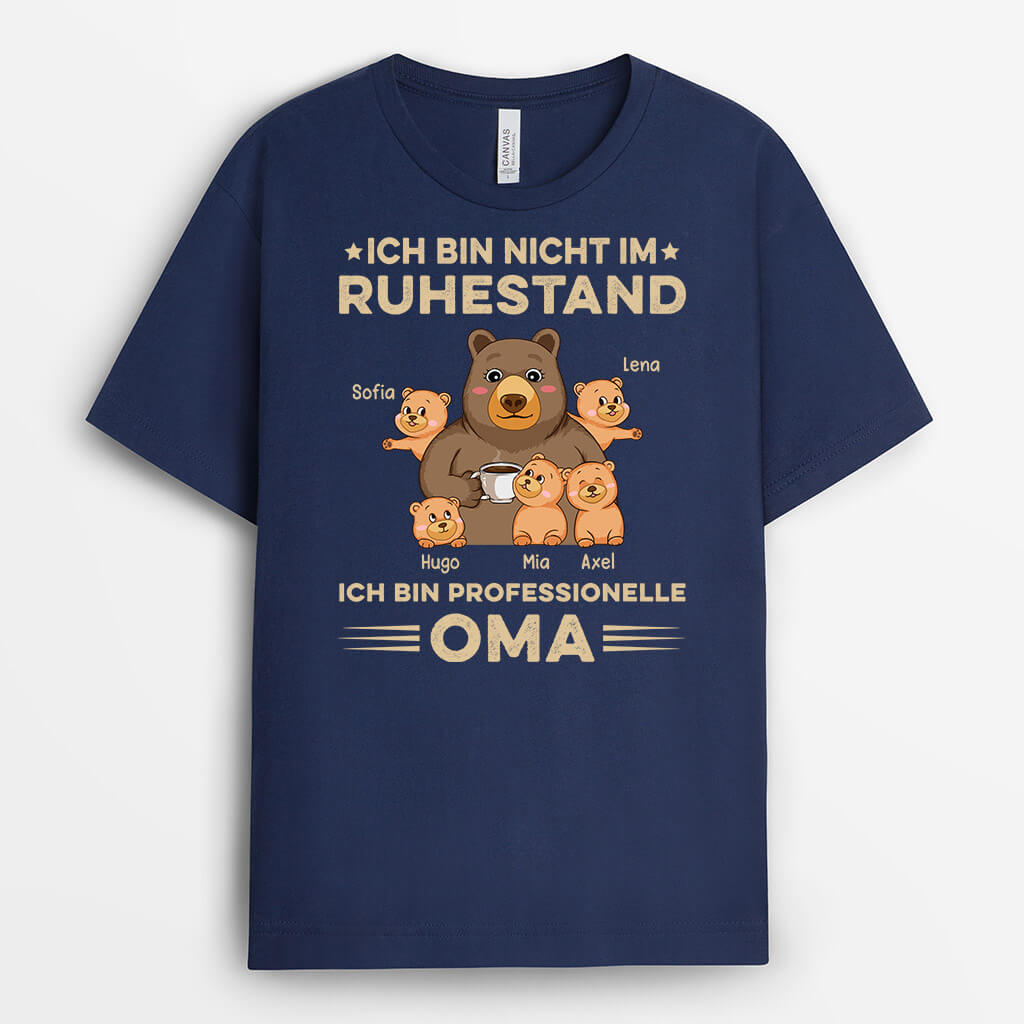 Ich Bin Eine Professionelle Oma - Personalisiertes Geschenk | T-shirt für Omas