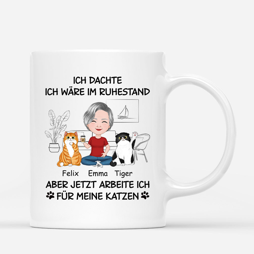 Nur Noch Für Meine Katzen - Personalisierte Geschenke | Tasse für Katzenbeliehaber