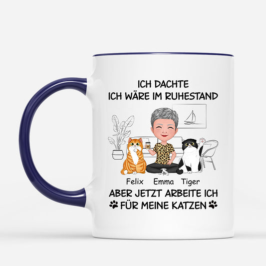 1046MGE2 Personalisierte Geschenke Tasse Katzen Katzenliebhaber Katzenbesitzer