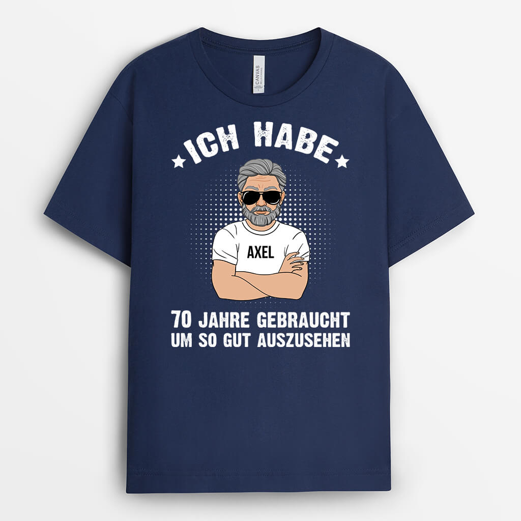 Um So Gut Auszusehe - Personalisierte Geschenke | T-Shirt für Papa/Opa