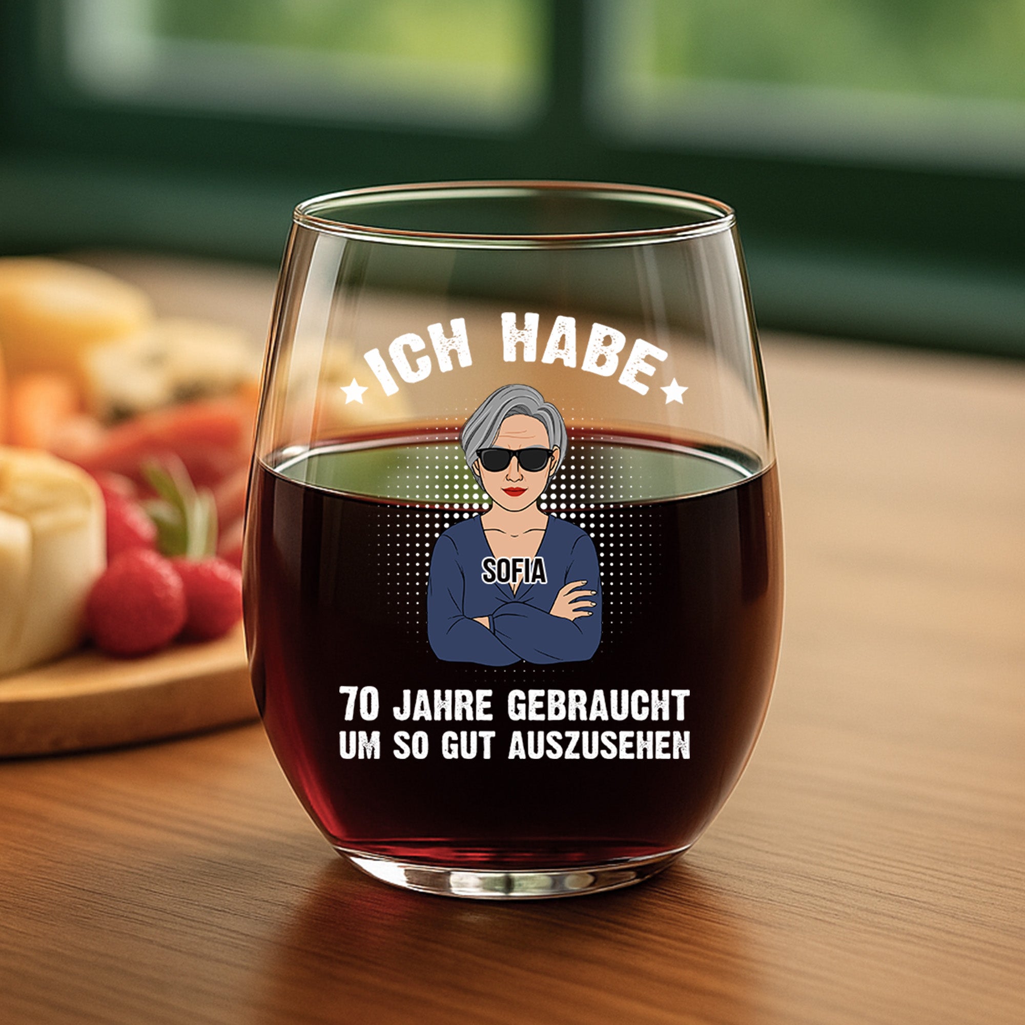 1048IGE2 hat 30 jahre gedauert um so gut auszusehen _personalisiertes weinglas ohne stiel fur manner 1048I3Z8B