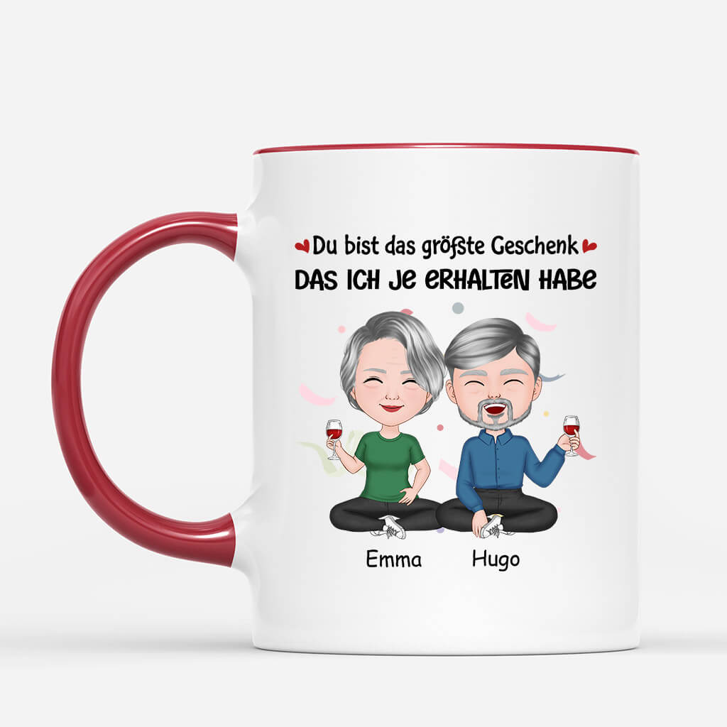 1061MGE2 Personalisierte Geschenke Tassen Freund Freundin Paare