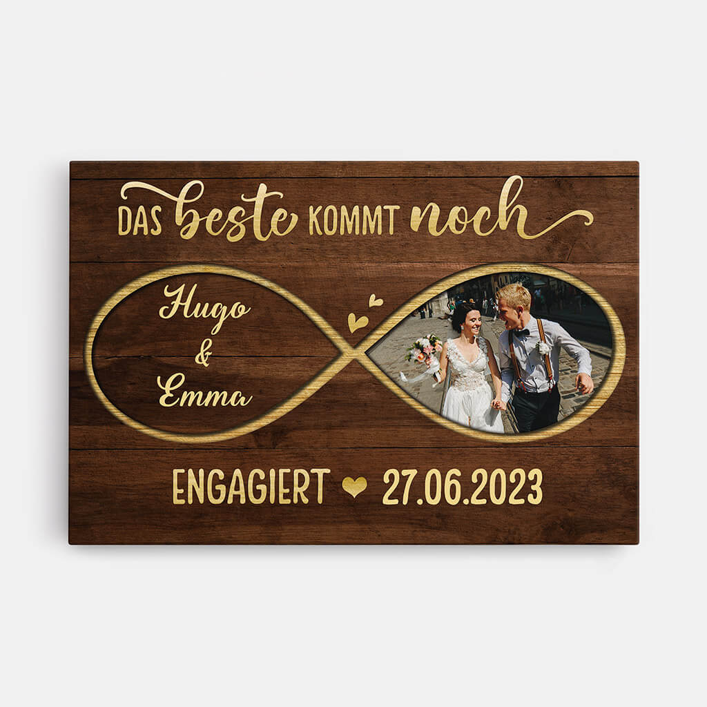 Das Beste Kommt Noch - Personalisierte Geschenke | Leinwand für Frauen/Herren