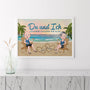 1143SGE3 Personalisierte Geschenke Posters Paar Strand