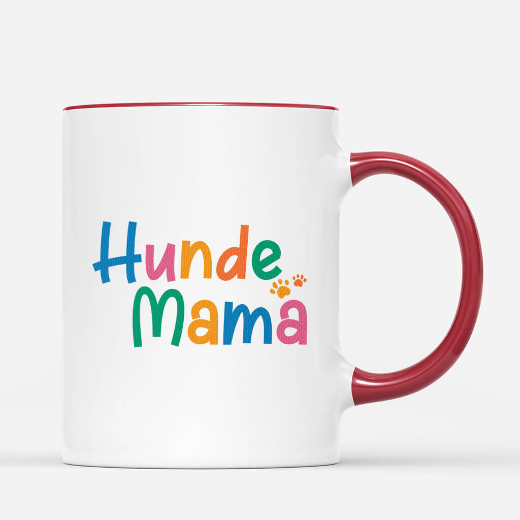 1176MGE3 Personalisierte Geschenke Tasse Hund Mama