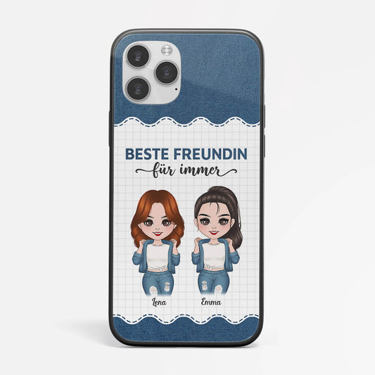1189FGE1 Personalisierte Geschenke Handyhulle Beste Freunde Besties