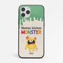 1193FGE1 Personalisierte Geschenke Handyhulle Mama Monster Kinder