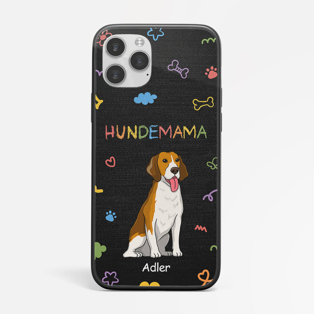 Personalisierte Hundemama Hundepapa Süß Iphone Handyhülle