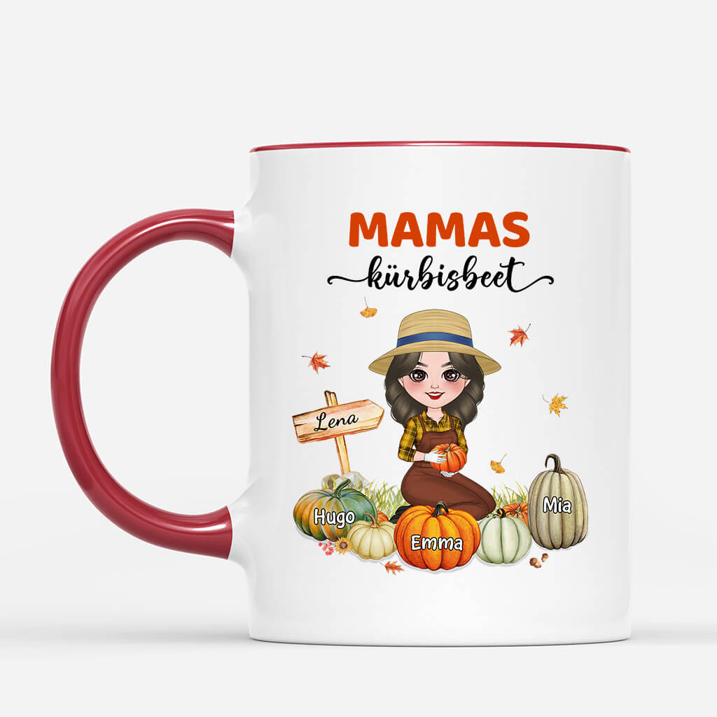 1224MGE2 PersonalisierteMamasOmasMamasKurbisbeetTasse