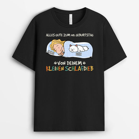 1246AGE1 personalisiertes alles gute zum 40 geburtstag t shirt