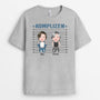 1260AGE2 personalisiertes komplizen t shirt