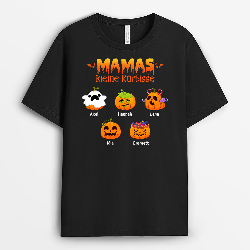 Mamas Kleine Süße Kürbisse - Personalisiertes Geschenk | T-shirt für Halloween