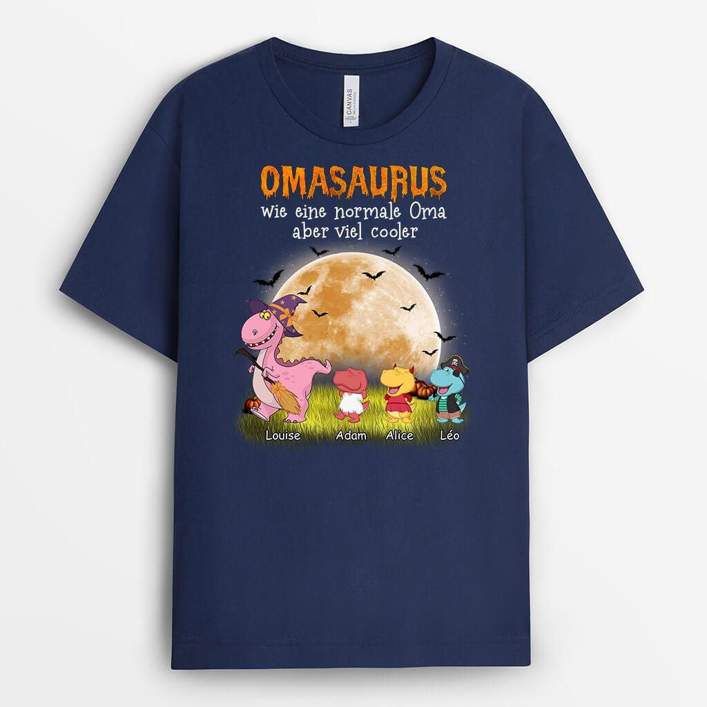 Oma Dinosaurier - Personalisiertes Geschenk | T-shirts für Halloween