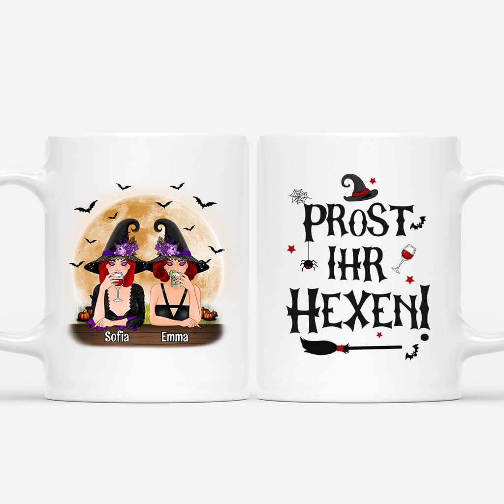 Prost Ihr Hexen - Personalisiertes Geschenk | Tasse für Halloween