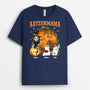 1328AGE1 personalisiertes hundemama kurbis halloween t shirt
