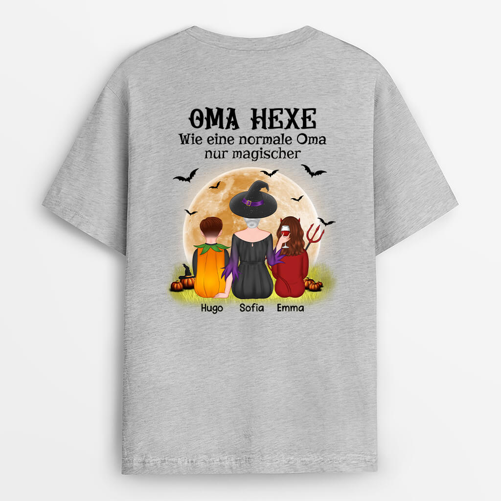 Oma Hexe Aber Noch Magischer - Personalisiertes Geschenk | T-shirt für Omas