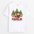 Familie Mit Kazten Zu Weihnachten - Personalisiertes Geschenk | T-shirt für die Familie