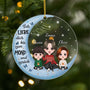 1409OGE1 personalisiertes oma und enkel auf dem mond weihnachten ornament_ff6b4322 5c80 4fbc 9faf 567ff2714b40