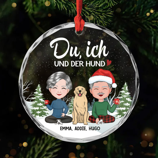 1423OGE1 du ich und die hunde weihnachtsschmuck personalisiert_ glas paar 1423OKU0C_2f4100b4 8ddd 4989 80e6 b5fad2dfa3fa
