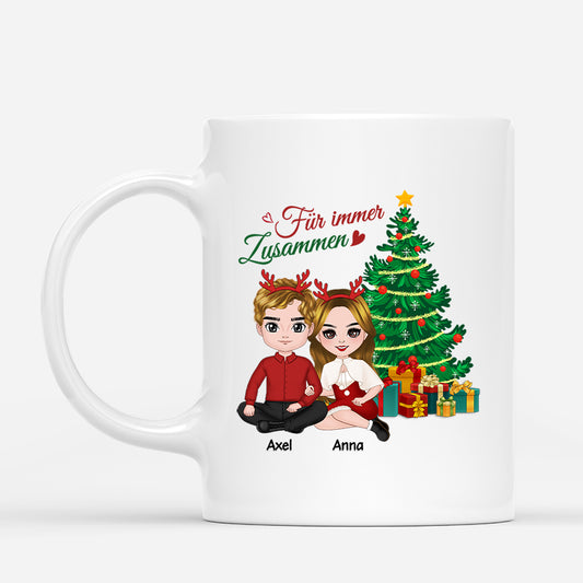 1429MGE1 personalisierte fur immer zusammen zu weihnachten tasse_76ab2596 940e 4753 a3c7 867e5f142b92