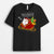Schnurrige Weihnachten Mit Schlitten - Personalisiertes Geschenk | T-shirt für Katzenliebhaber