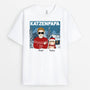 1437AGE1 personalisiertes cooler katzenpapa zu weihnachten t shirt