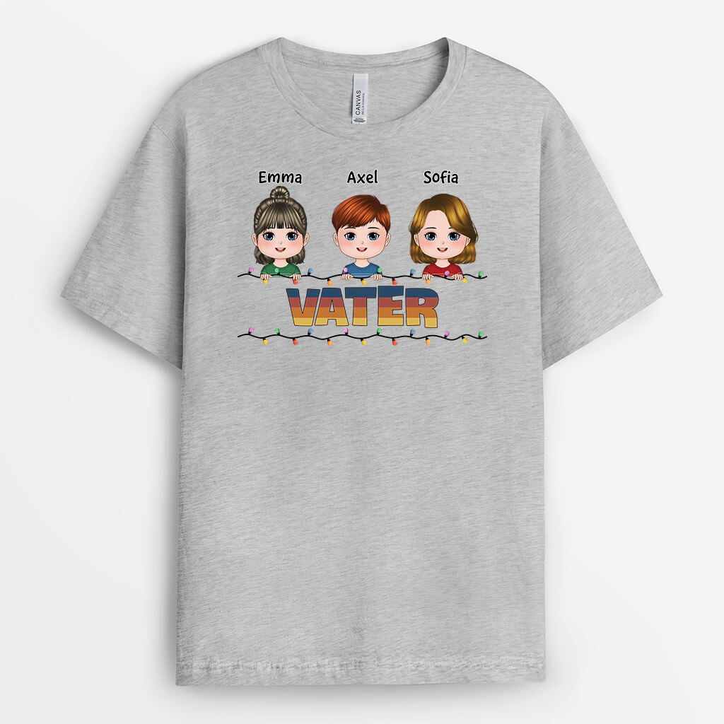 Großvater Weihnachten - Personalisiertes Geschenk | T-shirt für Opas
