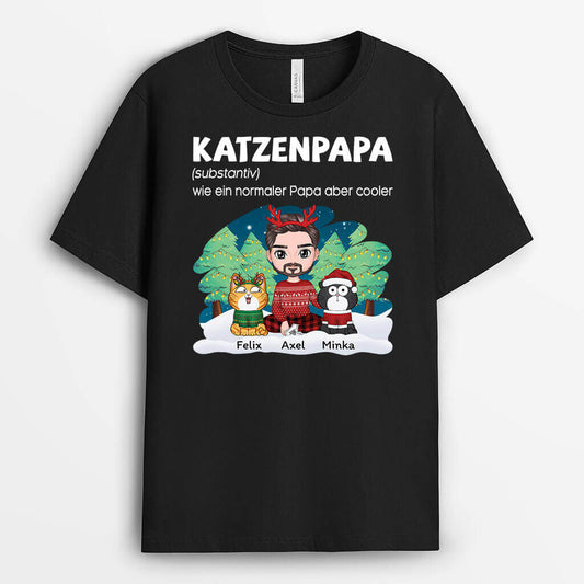 1450AGE2 personalisiertes katzenpapa mit tannenbaum t shirt_452a2086 19df 4647 aee2 d2e147a9dd02