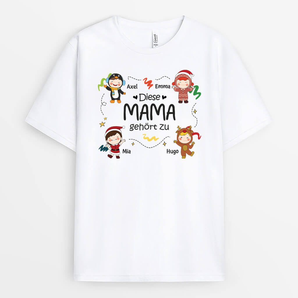 Diese Oma Gehört Zu Weihnachten  - Personalisiertes Geschenk | T-shirt für Omas