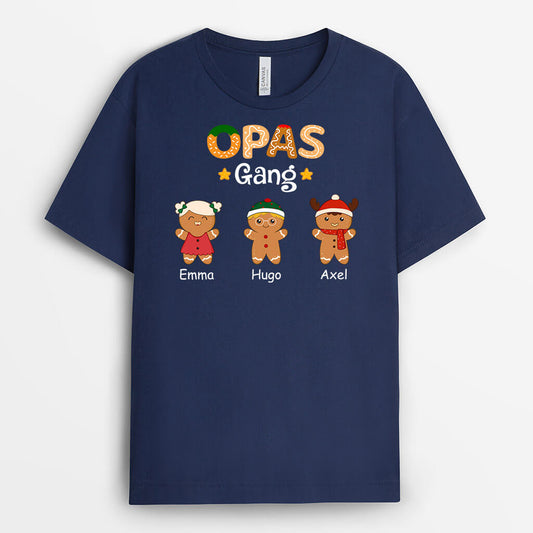 1460AGE2 personalisiertes papas bande aus keksen t shirt