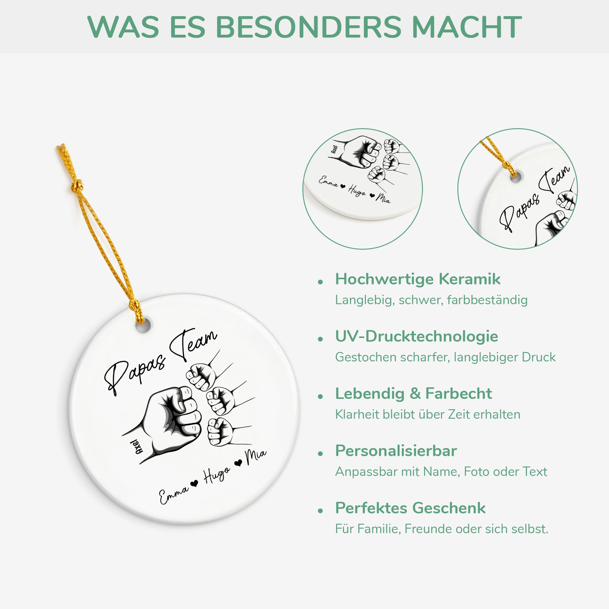 1461OGE4 papas team personalisierte keramik ornament papa 1461O8M8B