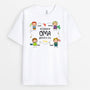 1469AGE1 personalisiertes diese oma gehort zu mit kinder muster t shirt