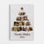 Familien Weihnachtsbaum - Personalisiertes Geschenk | Leinwand für die Familie