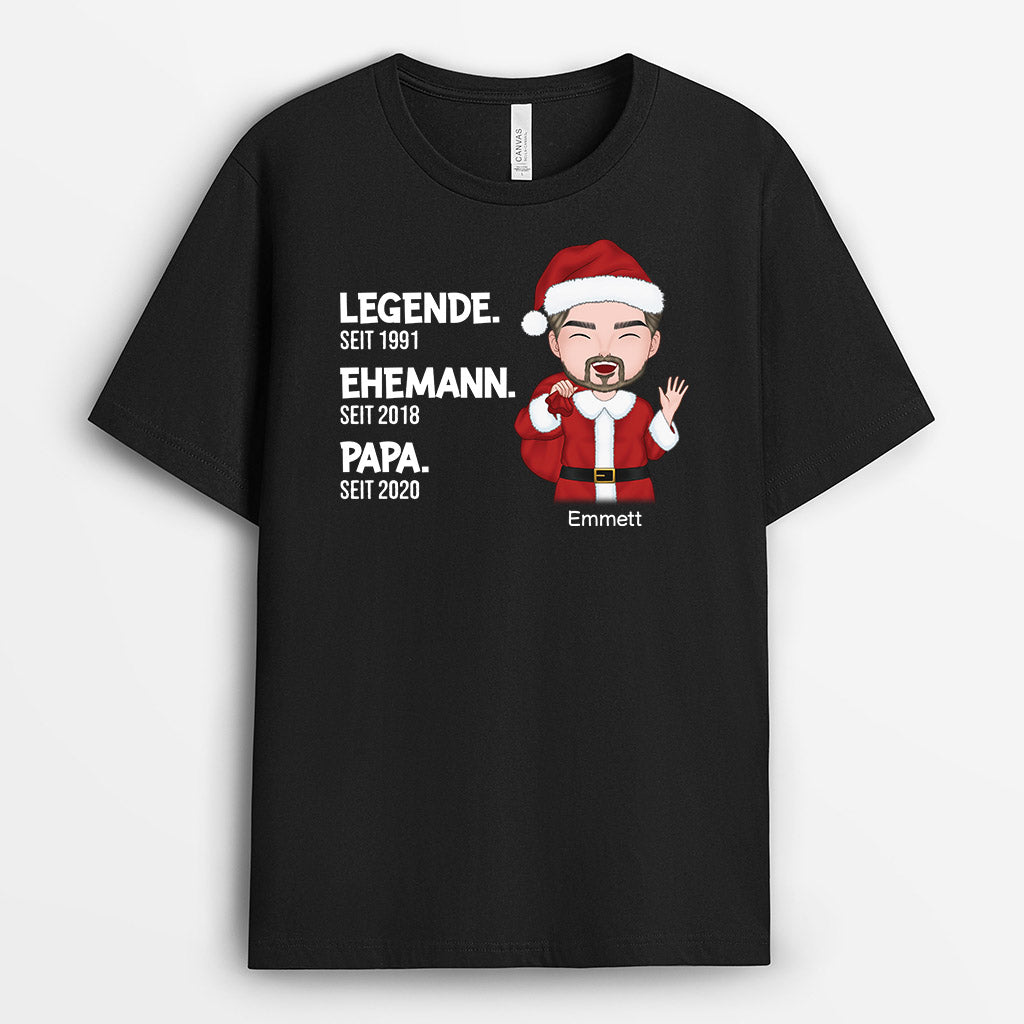 Legende Zu Weihnachten - Personalisiertes Geschenk | T-shirt für Opas
