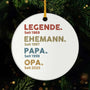 1503OGE1 legende ehemann papa opa personalisierte keramik ornamente opa 1503O3T5B