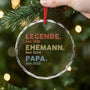 1503OGE2 legende ehemann papa opa personalisierte glas ornamente opa 1503O3T5B
